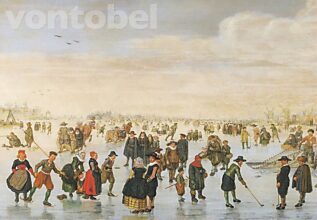 Patineurs sur l'Amstel